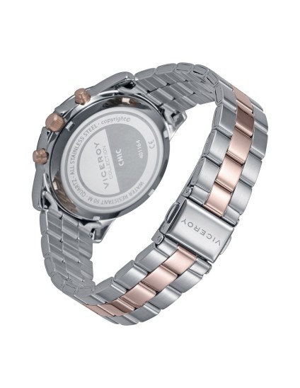 Viceroy 401164-73 Women's Two-Tone Steel Watch with Rose IP
